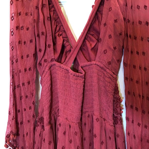Free People Red Mini Dress - Picture 9 of 14